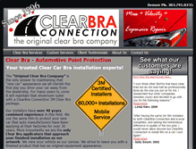 Tablet Screenshot of myclearbra.com